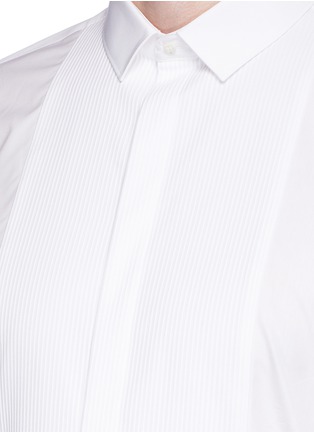 Detail View - Click To Enlarge - NEIL BARRETT - Piercing bib tuxedo shirt