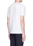 Back View - Click To Enlarge - NEIL BARRETT - '#White On White' print T-shirt