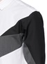 Detail View - Click To Enlarge - NEIL BARRETT - 'Modernist 7' panel shirt