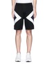 Main View - Click To Enlarge - NEIL BARRETT - 'Modernist' panel neoprene sweat shorts