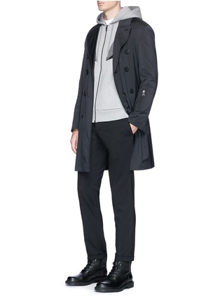 Figure View - Click To Enlarge - NEIL BARRETT - Packable nylon coat