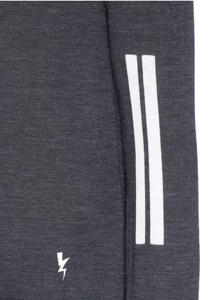 Detail View - Click To Enlarge - NEIL BARRETT - Stripe intarsia wool sweater
