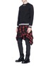 Figure View - Click To Enlarge - NEIL BARRETT - Super Skinny fit stretch jeans