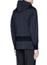 Back View - Click To Enlarge - NEIL BARRETT - 2-in-1 stretch gilet and bomber jacket set