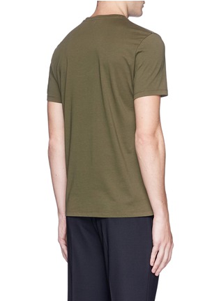 Back View - Click To Enlarge - NEIL BARRETT - Sleeve pocket T-shirt