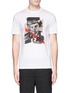 Main View - Click To Enlarge - NEIL BARRETT - 'Freedom Fighters' hybrid print T-shirt