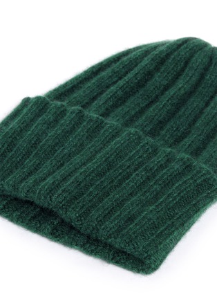 Detail View - Click To Enlarge - THE ELDER STATESMAN - 'Short Bunny Echo' cashmere knit beanie