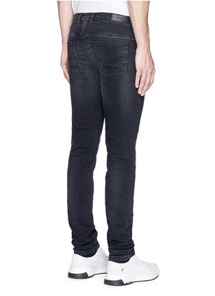 Back View - Click To Enlarge - NEIL BARRETT - Zip pocket skinny jeans