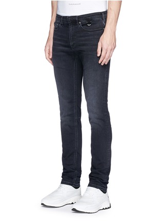 Front View - Click To Enlarge - NEIL BARRETT - Zip pocket skinny jeans