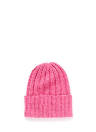 Main View - Click To Enlarge - THE ELDER STATESMAN - 'Short Bunny Echo' cashmere knit beanie