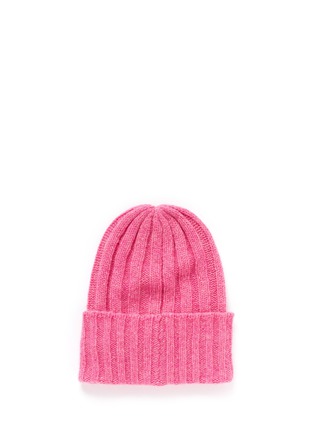 Figure View - Click To Enlarge - THE ELDER STATESMAN - 'Short Bunny Echo' cashmere knit beanie