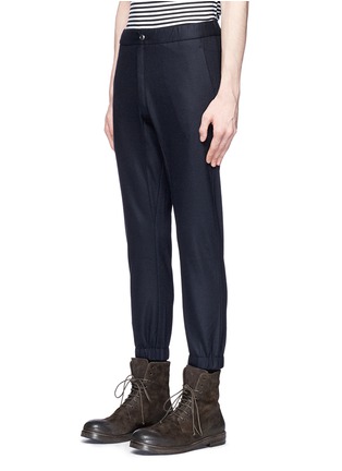 Front View - Click To Enlarge - ATTACHMENT - Brushed wool jogging pants