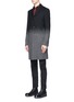 Front View - Click To Enlarge - ATTACHMENT - Gradient wool-hemp-cashmere coat