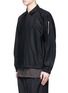 Front View - Click To Enlarge - ATTACHMENT - Brushed wool-cashmere coach jacket