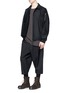 Figure View - Click To Enlarge - ATTACHMENT - Brushed wool-cashmere coach jacket