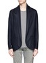 Main View - Click To Enlarge - ATTACHMENT - Shawl lapel woven wool cardigan