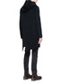 Back View - Click To Enlarge - ATTACHMENT - Wool-cashmere melton hooded coat