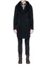 Main View - Click To Enlarge - ATTACHMENT - Wool-cashmere melton hooded coat