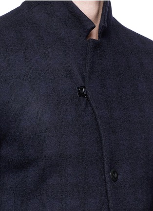 Detail View - Click To Enlarge - ATTACHMENT - Convertible lapel felted wool knit blazer