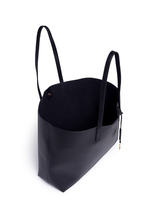  - SAINT LAURENT - Leather shopping tote