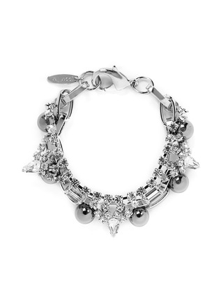 Main View - Click To Enlarge - JOOMI LIM - 'Modern Muse' crystal chain bracelet