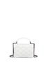 Detail View - Click To Enlarge - SAINT LAURENT - 'Collège' medium diamond matelassé leather chain bag