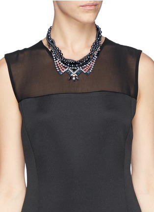 Figure View - Click To Enlarge - JOOMI LIM - 'Rebel Romance' crystal pearl collar necklace