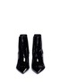 Front View - Click To Enlarge - SAINT LAURENT - 'Opyum 85' logo heel patent leather Chelsea boots