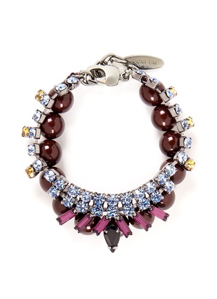 Main View - Click To Enlarge - JOOMI LIM - 'Rebel Romance' crystal bead bracelet