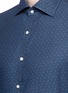 Detail View - Click To Enlarge - ISAIA - 'Como' logo print twill shirt