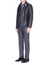 Figure View - Click To Enlarge - ISAIA - 'Capri' check plaid wool suit