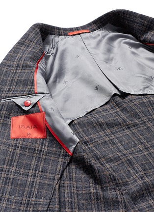  - ISAIA - 'Cortina' check plaid wool blazer