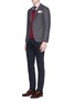 Figure View - Click To Enlarge - ISAIA - 'Cortina' check plaid wool blazer
