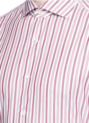 Detail View - Click To Enlarge - ISAIA - 'Milano' stripe shirt