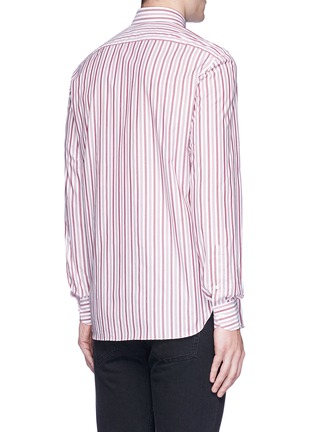 Back View - Click To Enlarge - ISAIA - 'Milano' stripe shirt