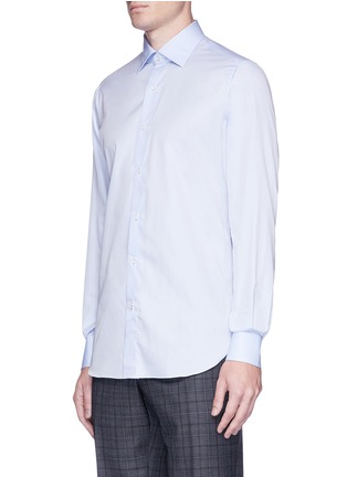 Front View - Click To Enlarge - ISAIA - 'Parma' twill shirt