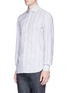 Front View - Click To Enlarge - ISAIA - 'Milano' stripe shirt
