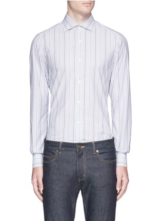 Main View - Click To Enlarge - ISAIA - 'Milano' stripe shirt