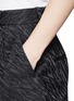 Detail View - Click To Enlarge - 3.1 PHILLIP LIM - Abstract wave jacquard pleat shorts