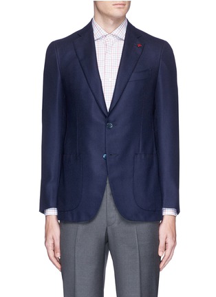 Main View - Click To Enlarge - ISAIA - 'Gregory' cashmere twill blazer