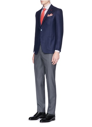 Figure View - Click To Enlarge - ISAIA - 'Gregory' cashmere twill blazer