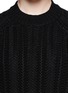 Detail View - Click To Enlarge - 3.1 PHILLIP LIM - Tonal contrast knit sweater
