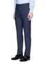 Detail View - Click To Enlarge - ISAIA - 'Gregory' micro check wool suit