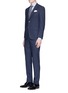 Figure View - Click To Enlarge - ISAIA - 'Gregory' micro check wool suit
