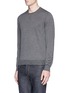 Front View - Click To Enlarge - ISAIA - Cashmere-silk sweater