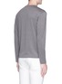 Back View - Click To Enlarge - ISAIA - Silk-cotton long sleeve T-shirt