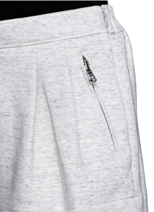 Detail View - Click To Enlarge - 3.1 PHILLIP LIM - Pleat flare sweat shorts