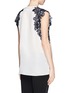 Back View - Click To Enlarge - 3.1 PHILLIP LIM - Guipure lace silk organza blouse