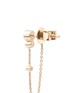 Detail View - Click To Enlarge - SOPHIE BILLE BRAHE - 'Boucle Chaine' diamond 14k yellow gold single earring
