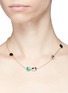 Detail View - Click To Enlarge - ROBERTO COIN - 'Black Jade' diamond amphibole agate 18k rose gold necklace